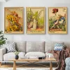 Acquista tre Ottieni Quattro Poster Flower Vintage Poster Aesthetic Stampe Casa Bar Bar Cafe Art Deco