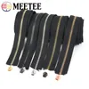 2/5Meters 3# 5# Metal Zipper & Zip Slider Jacket Garment HandBags Decor Zippers Repair Kit DIY Replacement Sewing Accessories