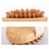 Brosse de corps en bois en bois en bambou Brusque à main le nettoyage anti-cellulite soulage les muscles tendus pour que le cuir chevelu de la tête baisse l'expédition