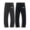Pantaloni da jogger a sfiorli di alta qualità pantaloni patchwork elastica elastica cinturini da uomo impilati per uomo 240329