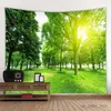 forest Tapestries Landscape printing big tapestry waterfall wall hanging beach picnic carpet sleeping mat room decoration wall decoration R0411