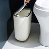 Pojemniki na odpady wąskie kształt naciśnij śmieci z pokrywką do łazienki ap hihlihtin cechy arbae ification l49