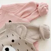 Trousers Korean Style Infant Baby Girls Clothing Suit Long Sleeve Cotton Cartoon Printed Tshirt+Pants Autumn Spring Children Clothes Set