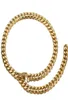XXX Cabeza de cadera y lúpulo de tenencia de tenencia para hombres Collar de oro de acero inoxidable de acero titanio anillo de collar 5238510