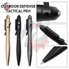 Portable Tactical Pen Selffense Glass Breaker Breaker Aluminium Alloy Tool for Outdoor Camp Emergency Kit Point Point Pen Stationery