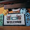 Carpets Cartoon Game Console Rug Lunge 3D Gamepad Switch Carpet Imitation Cashmere Thick Gaming Chair Bedroom Home Decor