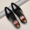 Casual Shoes Men Dress Patent Leather Brogue For Male Formal Wedding Party Office Oxfords Business Moccasins Shoe