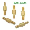 Groene wereld 1 pk/veel solide koperen adapter, dubbele mannelijke draad