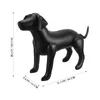 Hundkläder 1pc PVC Mannequin Standing Position Modeller Petshop Display för klädkrage Pet Toys Model