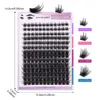 14 Rows DIY segment false eyelash glue tweezers Full lashplus segmented Thin Band Soft simulation persistent Curling lashes combo pack Multi-scenario application