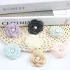 Decoratieve bloemen Fabric Pearl Rose Flower Diy Hairspin hoofdtooi broche kleding gaas accessoires