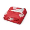 С Днем святого Валентина сердце красное мягкое одеяло легкое теплое фланелевое руно для дивана диван