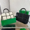 bovenste handgreep damesontwerper mini candy arco tote tas luxurys portemonnee en handtas koppeling echte lederen shopper tas heren weven cross body schouderbassen