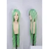 Wig Caps Snowdrop senza battito 39QUOT LUNGO LUNGO DRIVE Fluffy Verde Verde Resistente al calore Wigs8041946 Droping Hair Products Products Ot2B1