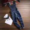 Jeans masculin 2023 New Fashion Mens Denim Jugsuit Fashion Fashion Fashion Mens Strap Pantalon S-5XL L49