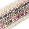 Natural Freshwater Pearl Bead Loose Perles For DIY Craft Bracelet Necklace Women Jewelry Making 6-7mm 7-8mm 9-10mm wholesale