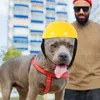 Ropa para perros gato gato gato fiesta de seguridad de cachorros protector para juguete techado de plástico sombreros pequeños