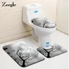 Baignoires Mattes Zeegle Dark Salle Bathroom Mat Down Floor