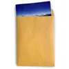 Presentförpackning 50st Catalog Mailing kuvert tomt inget ord tjockt gult kraft papperspåse 4.3x6,8 tum/110x175mm