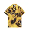 新しい春夏ボウリングシャツメンズファッションクチュールゴールドバロックプリントシャツカジュアルボタンダウン半袖ハワイアンシャツsui5660466
