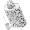 Bouteilles de rangement régler 4 bouteilles de parfum mini arôme terrarium récipient en verre vide petit conteneurs