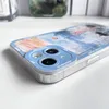 Claude Monet Art Liles Lys Aesthetic Phone Case pour iPhone 15 14 13 12 11 Pro Max Mini XS x XR SE 7 8 Plus couverture douce claire