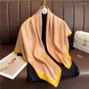 Blankets Large Scarves For Women Fashion Print Silk Satin Scarf Female Square Shawls Head Scarfs Ladies Blanket