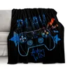 Flanell Gamepad Decke Fluffy Throw Decken für Kids Boy Gamer Plush -Verbress super weiche Fleece Nickerchen Home Home -Sofa Bett Cover Abdeckung