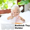 Sacos de armazenamento Bath Toy Toy Large Capacidade 3 Compartimentos Design Mesh Design Bathtub Selder