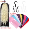 80cm/30inch Dust-proof Bags for Storage Wigs Hair Extensions Professional Wig Storage Carrier Case for Home Salon