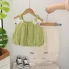 Set di abbigliamento per bambini estivi per bambini pantaloncini per bordo per 2 pezzi abiti 0-4 anni per bambini vestiti per bambini abiti da bambino