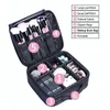 Hoogwaardige make -up case merk Travel Cosmetic Bag voor dames draagbare schoonheidssproblemen vrouwelijke make -up opbergdoos nagelgereedschap koffers 240408