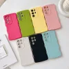 Candy Color Silicone Waves Téléphone Case pour Samsung Galaxy M62 M13 M23 5G M22 M32 M42 M31 M21 M01 M11 M12 M30S M02 M01S M10S COUVERTURE