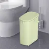 Bacs déchets poubelle avec couvercle des arbae étroits de dessine Simple Couche de salle de bain pour la salle de toilette Salle de toilette Cuisine chambre L49