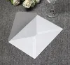 100pcs/lot şeffaf sülfürik asit kağıt zarfı İnci kağıt buz beyaz su tutkal zarf kraft kağıt zarf
