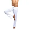 Pantalon masculin à la maison lâche 2024 yoga à cordon de sport confortable pantalon d'été respirant mode solide mode ropa hombre