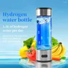 Wine Glasses 400ml Portable Hydrogen-rich Water Cup Electric Hydrogen Generator Bottle Antioxidant Filter Rich Lonizer Qu T1q5