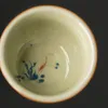 Hand Painted Fish Antique Chinese Water Cups Ceramic Opening Beautiful Tea Cup Set Teaware Mugs For Tea Ceremony Japanese Teacup