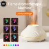 Volcanic Flame Aroma Diffuser Essential Oil Lamp 130ml USB Portable Air Humidifier with Color Night Light Fragrance For Home Car