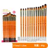 Professionelle Malerei Nylon Pinsel Kunst Stift 12 Stück/Set Pinsel Tipp Aquarell Stift Ölfarbe Marker Stift für Kinder Erwachsene