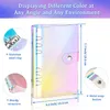 A6 Binder Planner Cover Laser Transparent Binder Organizer Loose Leaf Bags Waterproof PVC Pouch