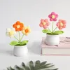 Estatuetas decorativas DIY Plantas de girassol de tecido Diy Plantas em casa Decorações de Natal Flores artificiais Miniaturas paisagem estatueta