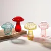 Candle Holders Mushroom Candlestick Glass Holder Decoration Supplies Candlelight Dinner Accessories Table Decor