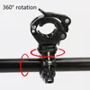 ESLN Bicycle Rotating Light Double Holder Bike LED Front Flashlight Lamp Cycling Pump Handlebar Holder Bicycle Accessories