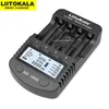 Liitokala lii-nd4 nimh/cd 1,2V aa AAA Aufladen Bateerladegerät LCD-Anzeige- und Testkapazität 9-V-Batterien.