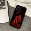 iPhone 14 11 12 13 Mini Pro Max 8 7 6S Plus X SE 2020 XR XS FundaケースのMaiyaca Fight Club Phone Case for iPhone