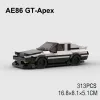 MOC AE86 GT-APEX GT86 SIENna Sports Car Bloks Building Blocks City Racing Pojazd