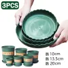 3/1PCS Plastic Flower Plant Pot Garden Garden redondo pires de base Bandejas de bandejas de água durável Mat de materiais de jardinagem em casa