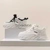 Sneakers Childrens Little White Shoes Boys Breattable Sports 2024 Spring and Autumn New Girls Casual Mesh Fashionable Board Trend H240411