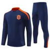 24 25 Diverses équipes nationales Brésil Englands Tracksuit 2024 2025 Half Tull Men Kids Soccer Soccer Tracksuit Kits Training Training Jogging Chandal Survitement